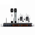 China Custom Four Channels Vhf Wireless Micrófono Inalámbrico y Presidente